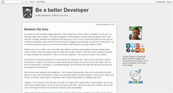 Desktop Screenshot of beabetterdeveloper.com